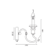 ^WALL MOUNTED LUMINAIRE 1XE14 ANTIQUE/RUST METALLIC 12Χ21Χ24CM TOULOUSE EG171W12R