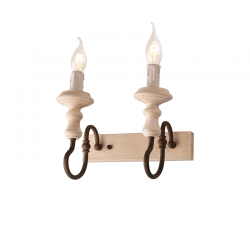 ^WALL MOUNTED LUMINAIRE 2XE14 ANTIQUE/RUST METALLIC 25Χ21Χ24CM TOULOUSE EG172W25R ^WALL MOUNTED LUMINAIRE 2XE14 ANTIQUE/RUST METALLIC 25Χ21Χ24CM TOULOUSE EG172W25R