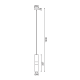 ^PENDANT LIGHTING 1XGU10 BRASS METALLIC D8XH120CM DA VINCI HM851P6BR ^PENDANT LIGHTING 1XGU10 BRASS METALLIC D8XH120CM DA VINCI HM851P6BR