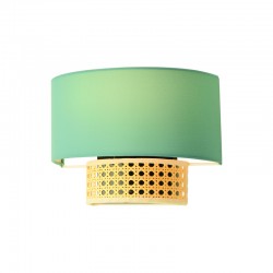 ^WALL MOUNTED LIGHTING 1ΧΕ14 NISYROS ΒΕΡΑΜΑΝ FABRIC+MATTING RATTAN 25Χ18Χ13CM TF20831WG ^WALL MOUNTED LIGHTING 1ΧΕ14 NISYROS ΒΕΡΑΜΑΝ FABRIC+MATTING RATTAN 25Χ18Χ13CM TF20831WG