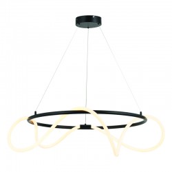 ^PENDANT LAMP LED 60W 3000K 3400LM WAVE BLACK METAL IP20 D80XH230CM ZM36LEDP80BK ^PENDANT LAMP LED 60W 3000K 3400LM WAVE BLACK METAL IP20 D80XH230CM ZM36LEDP80BK