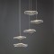 ^PENDANT LAMP LED 25W 3000K 1750LM NINFEA BRASS METAL IP20 D55XH260CM ZM34LEDP55BR