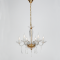 ^PENDANT 6XE14 CLEAR CRYSTAL + GOLD METALΦ54×Η178CM VIOLET BLK80286PCG