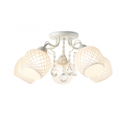 ^CEIL 5ΧΕ27 METAL PATINE+GLASS+CRYSTAL Φ55ΧΗ22,5CM OPORTO EG165885C ^CEIL 5ΧΕ27 METAL PATINE+GLASS+CRYSTAL Φ55ΧΗ22,5CM OPORTO EG165885C