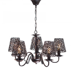 ^PENDANT 5ΧΕ14 METAL BLACK- COPPER Φ55ΧΗ85CM EDAM EG169755PBC ^PENDANT 5ΧΕ14 METAL BLACK- COPPER Φ55ΧΗ85CM EDAM EG169755PBC