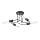 CEILING LUMINAIRE 4XE27 METALLIC BLACK MAT Φ44XH21CM COBRA TNK933844CBK CEILING LUMINAIRE 4XE27 METALLIC BLACK MAT Φ44XH21CM COBRA TNK933844CBK