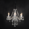 ^PENDANT 6XE14 CLEAR CRYSTAL + CHROME METAL Φ51×H162CM GLADIOLO BLK80416PCC