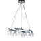 CEILING 6ΧG9 CLEAR GLASS+CHROME MARTINI AD00836A