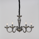 ^PENDANT LUMINAIR 5XE14 WHITE CRYSTAL + CHROME METAL Φ69×Η168CM LUNARIA BLK82185PSGC ^PENDANT LUMINAIR 5XE14 WHITE CRYSTAL + CHROME METAL Φ69×Η168CM LUNARIA BLK82185PSGC