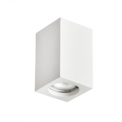 ^SQUARE GYPSUM CEILING LUMINAIRE RUTH GU10 70x70x112 G95181C ^SQUARE GYPSUM CEILING LUMINAIRE RUTH GU10 70x70x112 G95181C