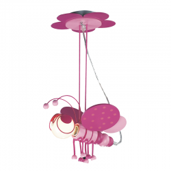 KIDS PENDANT 1X40W E27 BEE PINK HONEY MD20081A KIDS PENDANT 1X40W E27 BEE PINK HONEY MD20081A