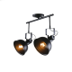 ^CEIL 2ΧΕ27 METALLIC BLACK Φ18X54XH41cm RIVIERA EG167072CB ^CEIL 2ΧΕ27 METALLIC BLACK Φ18X54XH41cm RIVIERA EG167072CB