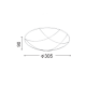 CEILING LAMP D30CM 2XE27 MINOS DLA7192 CEILING LAMP D30CM 2XE27 MINOS DLA7192