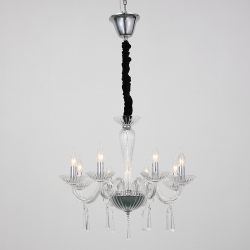 ^PENDANT 8XE14 CLEAR CRYSTAL + CHROME METAL Ö60×Ç181CM VIOLET BLK80288PCC ^PENDANT 8XE14 CLEAR CRYSTAL + CHROME METAL Ö60×Ç181CM VIOLET BLK80288PCC