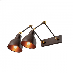 ^WALL LUMINAIR 2ΧΕ27 METAL RUST BRACET 39Χ30Χ36CM THALASSA EG168872WR ^WALL LUMINAIR 2ΧΕ27 METAL RUST BRACET 39Χ30Χ36CM THALASSA EG168872WR