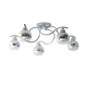 CEILING 5ΧE27 CHROME-GLASS ALIEN TNK81444CR5H CEILING 5ΧE27 CHROME-GLASS ALIEN TNK81444CR5H