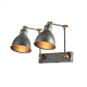 ^WALL LUMINAIR 2ΧΕ27 METAL BLACK-SILVER BRACET 39Χ30Χ36CM THALASSA EG168872WB