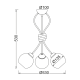 CEILING 3XE27 METAL PATINΑ WHITE GOLD+OPAL GLASS Φ48,5ΧΗ53CM FOYER DL11693C CEILING 3XE27 METAL PATINΑ WHITE GOLD+OPAL GLASS Φ48,5ΧΗ53CM FOYER DL11693C