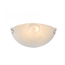 CEILING GLASS+CRYSTAL D30CM 2ΧΕ27 CHAPLIN AD9947062