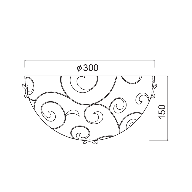 CEILING GLASS+CRYSTAL D30CM 2ΧΕ27 CHAPLIN AD9947062 CEILING GLASS+CRYSTAL D30CM 2ΧΕ27 CHAPLIN AD9947062