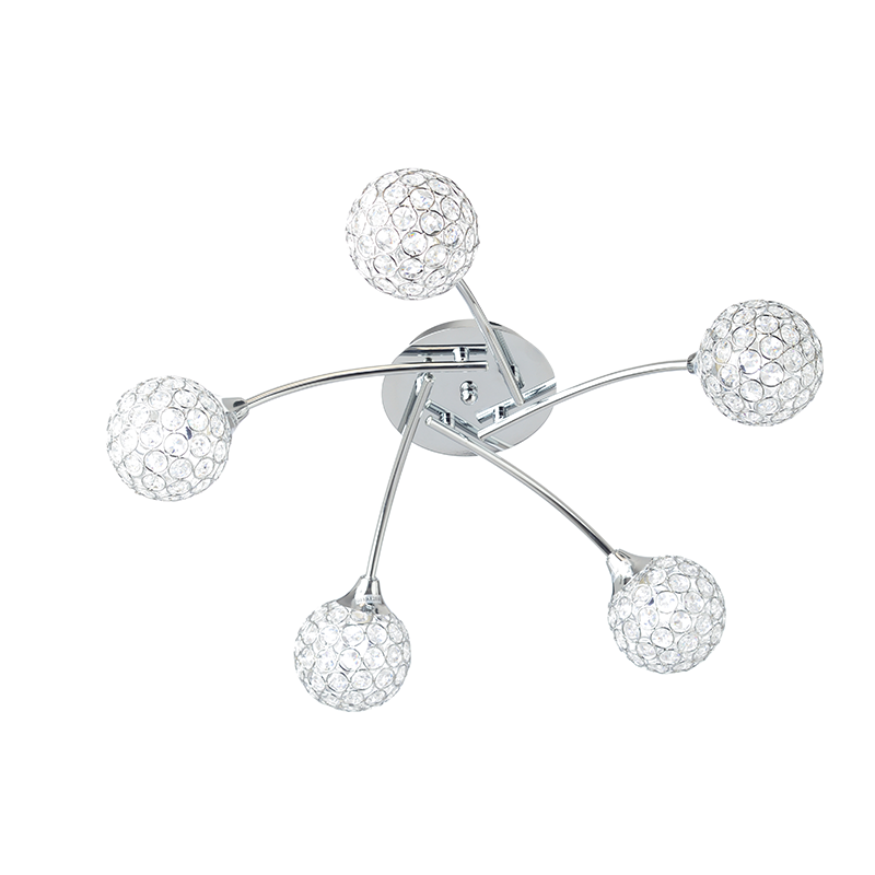 CEILING 5XG9 BALLS CRYSTAL SKYLAR AD2012005C CEILING 5XG9 BALLS CRYSTAL SKYLAR AD2012005C