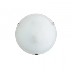CEILING LAMP D40 WHITE GLASS ALBATRE XD01400W