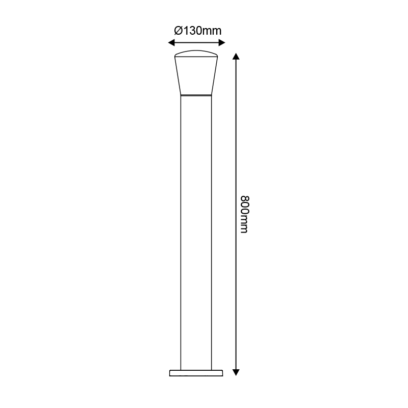 ^E27 POST LUMINAIRE 230V AC DARK GREY IP54 MAX.40W LG5951G-800 ^E27 POST LUMINAIRE 230V AC DARK GREY IP54 MAX.40W LG5951G-800