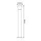 ^E27 POST LUMINAIRE 230V AC DARK GREY IP54 MAX.40W LG5951G-800 ^E27 POST LUMINAIRE 230V AC DARK GREY IP54 MAX.40W LG5951G-800