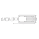 LED STREET LUMINAIRE 30W 3000LM 4000K 120X50˚ CLASS I 230V AC IP66 NOLA3040N