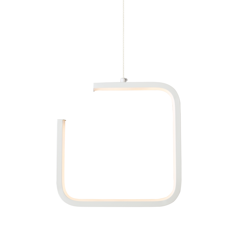 ^PENDANT LUMINAIRE LED 8W 3000K 780LM WITE METAL 22X11XH129CM EUCLID1 V27LEDP22WH ^PENDANT LUMINAIRE LED 8W 3000K 780LM WITE METAL 22X11XH129CM EUCLID1 V27LEDP22WH