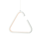 ^PENDANT LUMINAIRE LED 7W 3000K 725LM WHITE METAL 23X11XH128CM EUCLID2 V29LEDP23WH