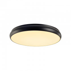 ^CEILING LUMINAIRE LED 54W 4320LM 3000K BLACK METAL D60XH8CM KALLISTA V27LEDC60BK ^CEILING LUMINAIRE LED 54W 4320LM 3000K BLACK METAL D60XH8CM KALLISTA V27LEDC60BK
