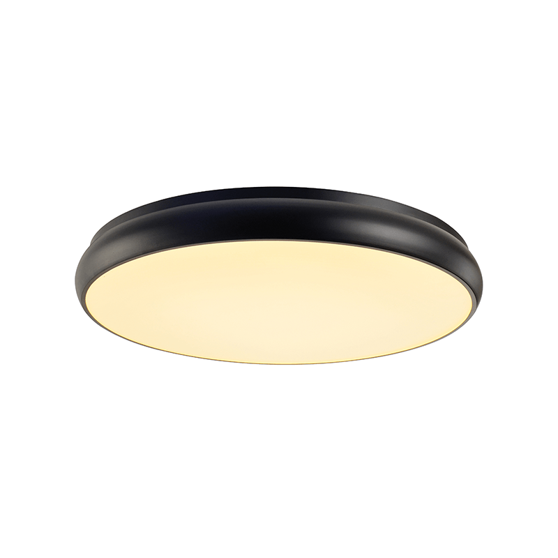 ^CEILING LUMINAIRE LED 54W 4320LM 3000K BLACK METAL D60XH8CM KALLISTA V27LEDC60BK