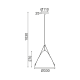 ^PENDANT LIGHTING 1ΧE27 BLACK METAL+LEATHER D33XH100CM NAOMI HL41441P33BN ^PENDANT LIGHTING 1ΧE27 BLACK METAL+LEATHER D33XH100CM NAOMI HL41441P33BN
