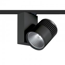 BLACK LED TRACK LIGHT 30W 4000K 2WIRES 36° 2250LM 230V Ra80 BIENAL3040B2