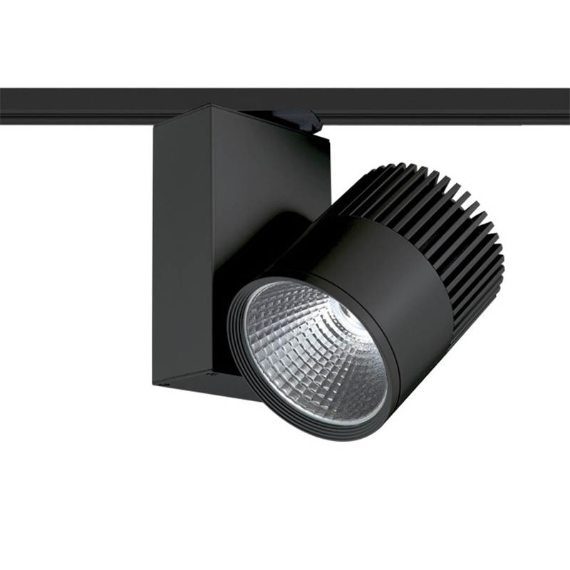 BLACK LED TRACK LIGHT 30W 4000K 2WIRES 36° 2250LM 230V Ra80 BIENAL3040B2 BLACK LED TRACK LIGHT 30W 4000K 2WIRES 36° 2250LM 230V Ra80 BIENAL3040B2