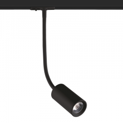 BLACK LED TRACK LIGHT 10W 3000K 2WIRES 24° 850LM 230V Ra80 OLIV1030B2