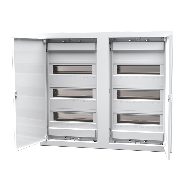 FLUSH MOUNTING ENCLOSURE 72 MODULES METAL DOOR 3 ROWS IP40 282U2X36ES