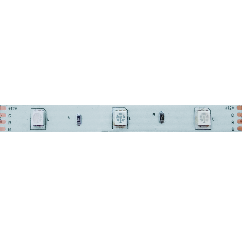 LED STRIP 5M 7.2W/M 12V DC IP65 NANO RGB 10mm 12505072RGBPC