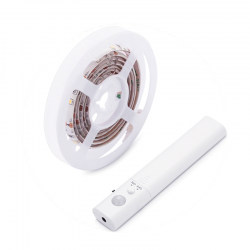LED SMD STRIP KIT 1M IP65 4000K WITH SENSOR & BATTERY BOX(4xAAA) CLOSLIT
