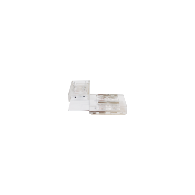 ^90° TRANSPARENT CONNECTOR FOR LED COB STRIP IP20 10MM CORN10C