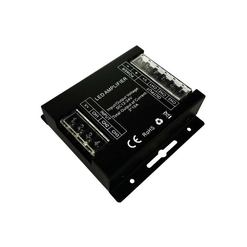 AMPLIFIER LED RGB 30A 360W/12V 720W/24V IP20 AMF2 AMPLIFIER LED RGB 30A 360W/12V 720W/24V IP20 AMF2
