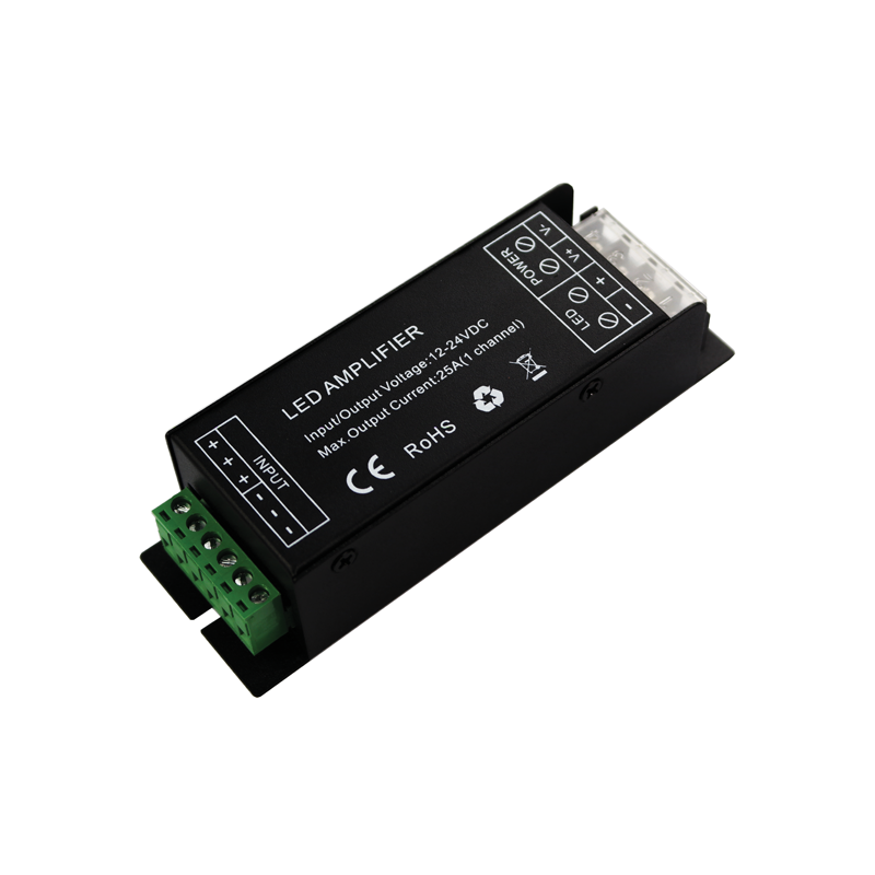 AMPLIFIER LED SINGLE COLOR 25A 300W/12V 600W/24V IP20 AMF4