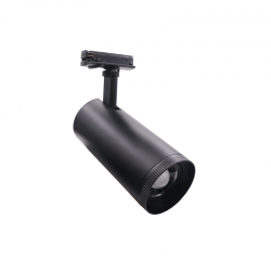 BLACK LED COB TRACK LUMINAIRE AIMY 30W 4000K 2WIRES 25-50° 3100LM 230V Ra80 AIMY3040B2 BLACK LED COB TRACK LUMINAIRE AIMY 30W 4000K 2WIRES 25-50° 3100LM 230V Ra80 AIMY3040B2