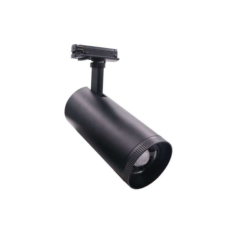 BLACK LED COB TRACK LUMINAIRE AIMY 30W 4000K 1-PH 25-50° 3500LM 230V Ra80 AIMY3040B2N