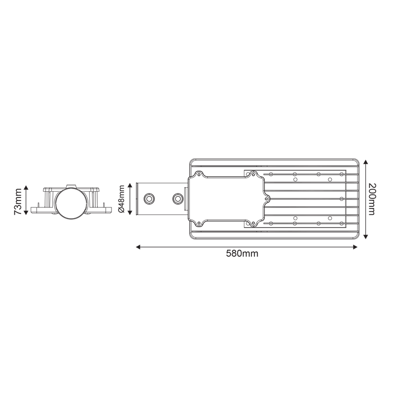 LED STREET LUMINAIRE 150W 15000LM 4000K 120X50˚ CLASS I 230V AC IP66 NOLA15040N LED STREET LUMINAIRE 150W 15000LM 4000K 120X50˚ CLASS I 230V AC IP66 NOLA15040N
