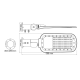 LED STREET LUMINAIRE 60W 8400LM 4000K 140x90˚ CLASS I 230V AC IP66 NORD6040 LED STREET LUMINAIRE 60W 8400LM 4000K 140x90˚ CLASS I 230V AC IP66 NORD6040