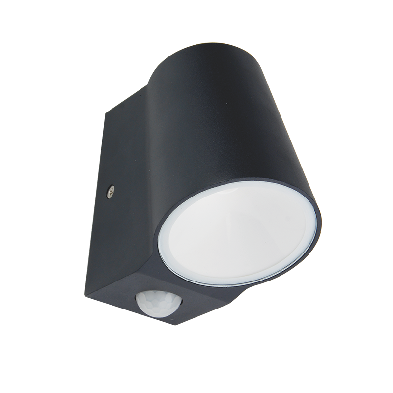 ^LED COB WALL SENSOR LUMINAIRE 6W 400LM 100° 230V AC 3.000K DARK GREY CRI80 IP54 30.000HRS LG0509GPIR ^LED COB WALL SENSOR LUMINAIRE 6W 400LM 100° 230V AC 3.000K DARK GREY CRI80 IP54 30.000HRS LG0509GPIR