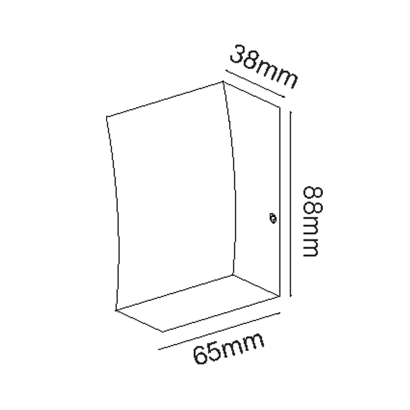 ^LED HP WALL LUMINAIRE 3W 110LM 89° 230V AC 3.000K DARK GREY CRI80 IP65 30.000HRS LG1041G ^LED HP WALL LUMINAIRE 3W 110LM 89° 230V AC 3.000K DARK GREY CRI80 IP65 30.000HRS LG1041G