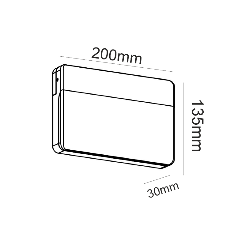 ^LED SMD WALL LUMINAIRE 13W 650LM 120° 230V AC 3.000K DARK GREY CRI80 IP65 30.000HRS LG1329G ^LED SMD WALL LUMINAIRE 13W 650LM 120° 230V AC 3.000K DARK GREY CRI80 IP65 30.000HRS LG1329G
